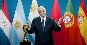 Gianni Infantino annonces 2030 World Cup will take place across three continents