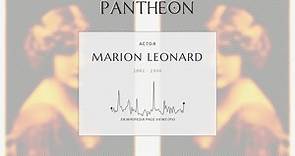 Marion Leonard Biography - American actress