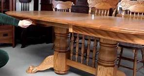 Double Pedestal Dining Table 2