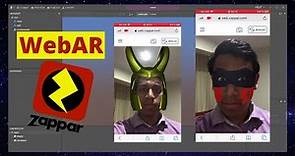 Zappar WebAR - Tutorial Augmented Reality