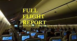 Thai Airways Bangkok - Brussels B777-300ER Flight Report