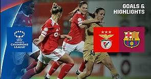 HIGHLIGHTS | Benfica vs. FC Barcelona -- UEFA Women's Champions League 2022-23 (Español)