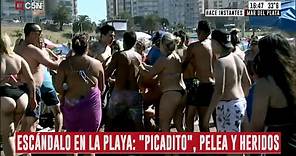 Escándalo en Mar del Plata: Disturbios, pelea y golpes en la playa Las Toscas