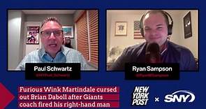 Paul Schwartz discusses Wink Martindale cursing out Brian Daboll after Giants coach fired his right-hand man