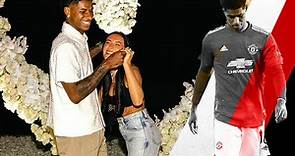 The Love Story || Engagement || of Marcus Rashford & His Wife Lucia Loi