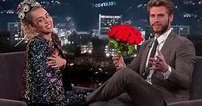 Miley Cyrus & Liam Hemsworth talk Flowers on The Late Late Show