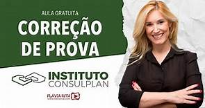 Apresentação da Banca Instituto Consulplan + Correção de Prova - MP-BA - Prof.ª Flávia Rita