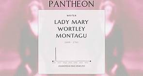 Lady Mary Wortley Montagu Biography - English writer and poet (1689–1762)