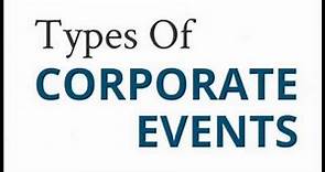 Types Of Corporate Events Your Business Can Host