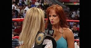 Christy Hemme Challenges Trish Stratus For WrestleMania | RAW Mar 07, 2005