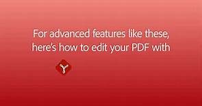 How to edit a PDF with ease using a simple PDF editor | Adobe Acrobat | Adobe Document Cloud