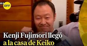 Kenji Fujimori llegó a la casa de su hermana Keiko