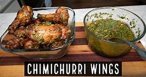 Chimichurri Chicken Wings (Argentine Cuisine)