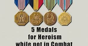 Soldier's Medal (SM), Navy and Marine Corps Medal (NM), Airman's Medal, and Coast Guard Medal (CGM).