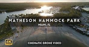 Miami Dade Parks: the Matheson Hammock Park [4k Miami Cinematic Drone Video]