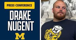 Drake Nugent On High Expectations At Michigan, His Work Ethic | Michigan Football #GoBlue