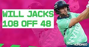 👏 Will Jacks Take A Bow! | 108 off 48 📺 Watch EVERY Ball | The Hundred