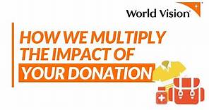 How we multiply the impact of your donation | World Vision USA