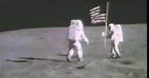 John Young and Charlie Duke on the moon