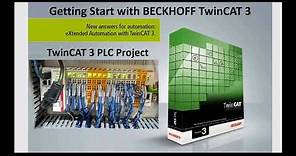 BK01. Getting Started with BECKHOFF TwinCAT 3 - How to Set Up PLC Project, Variables, and Program