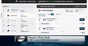 How to use PFF's mock draft simulator