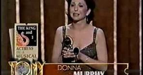 Donna Murphy wins 1996 Tony Award for Best Actress in a Musical