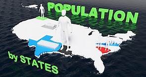 USA Population by States. Rank 2023
