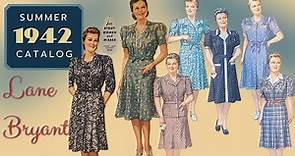 Summer Fashions - 1940s War-Time Lane Bryant Catalog