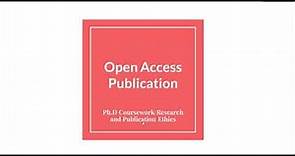 Open Access Publication,Routes to OAP,Pros and Cons #Ph.D Coursework#Research Publication Ethics