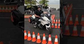 Quinn Redeker slow ride at the 44th Annual Mid-Atlantic Police Motorcycle Rodeo