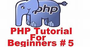 PHP Tutorial for Beginners 5 # PHP Variables and Echo Function