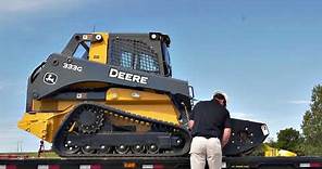Trailer Loading a John Deere Compact Track Loader | John Deere Compact Construction Equipment