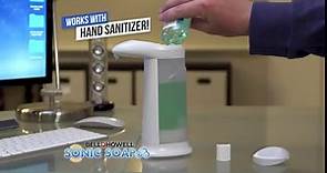 Sonic SOAP Automatic Soap Dispenser, Motion Activated Touchless Soap Dispenser for Kitchen Sink/Bathroom Hands Free Soap Dispenser for Dish Soap + Liquid Soap + Hand Sanitizer Dispenser 9.46 FL. OZ.