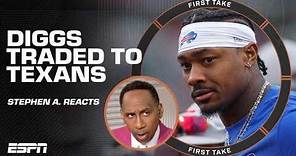 🚨 BILLS TRADE STEFON DIGGS TO TEXANS 🚨 Stephen A. Smith reacts! | First Take