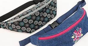 How to sew a Classic Fanny Pack: Detailed Instructions by learncreatesew