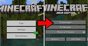 How to turn Minecraft Bedrock Edition into Minecraft Java Edition (NEW UPDATE)