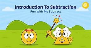 Math Story: Introduction To Subtraction | Fun With Ms Subtract | Bed Time Stories | Home School