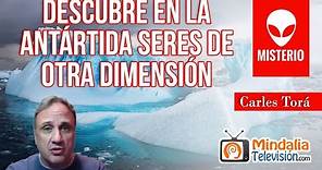 Carles Torá descubre en la Antártida seres de otra dimensión