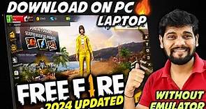 Free Fire - BUT Without Emulator 😍 How To Download Free Fire Without Emulator In PC - Laptop 🔥