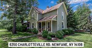 6350 Charlotteville Rd. Newfane, NY 14108. Real estate for sale.