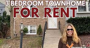 3 Bedroom Townhouse Rental Available Now in Alexandria, VA! | November 16, 2023