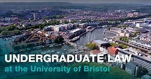 Studying undergraduate law at the University of Bristol