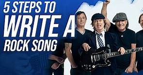 How To Write a Rock Song in 5 Easy Steps