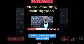 Clancy Brown talking about starring in #highlander (1986)