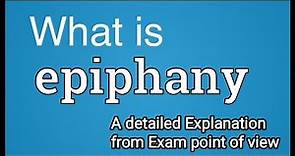 Epiphany:A detailed analysis | usages of Epiphany in English literature @literarytalks1