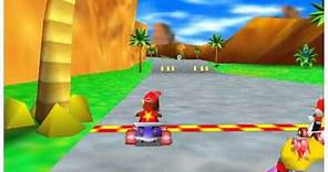 Nintendo 64 Longplay - Diddy Kong Racing Part 1