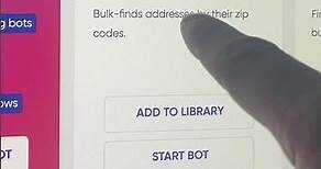 FIND ADDRESS BY ZIP CODE with the BULK ZIP-TO-ADDRESS FINDER #botster #automationtools #automation