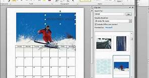 How to make a Calendar using Microsoft word 2010