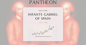Infante Gabriel of Spain Biography - Spanish infante (1752 - 1788)