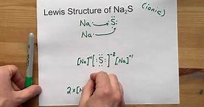 Draw the Lewis Structure of Na2S (sodium sulfide)